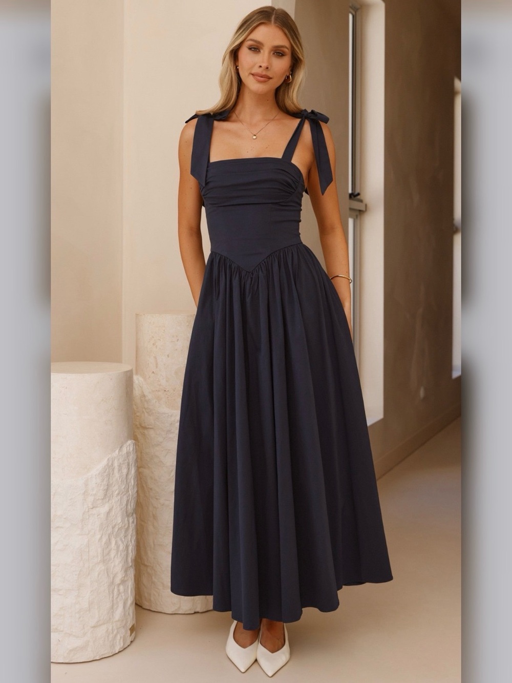 BILLY J Haisley Maxi Dress - Navy